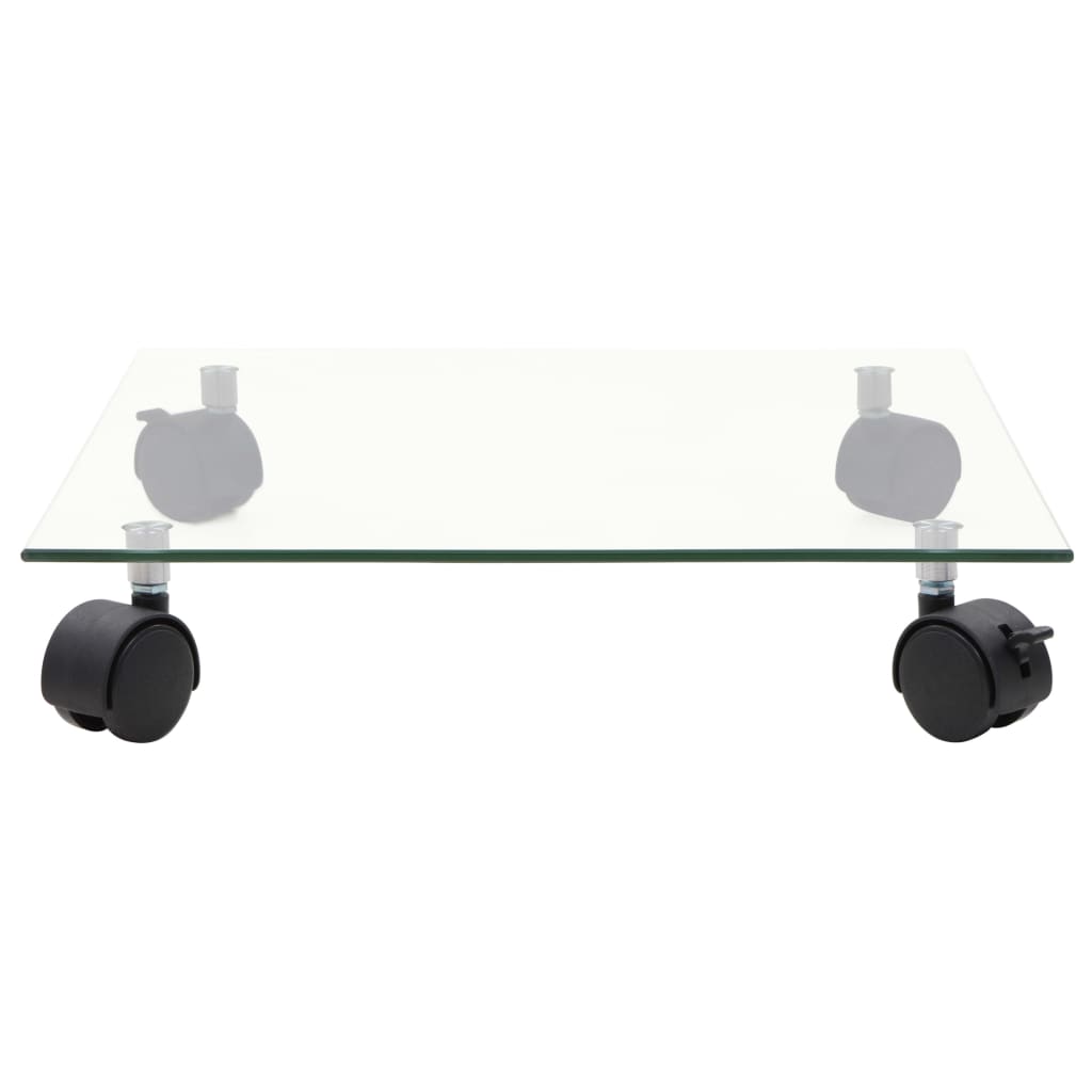 Plantenrollers vierkant 35x35 cm gehard glas 2 st is nu te koop bij PeponiXL, paradijselijk wonen!