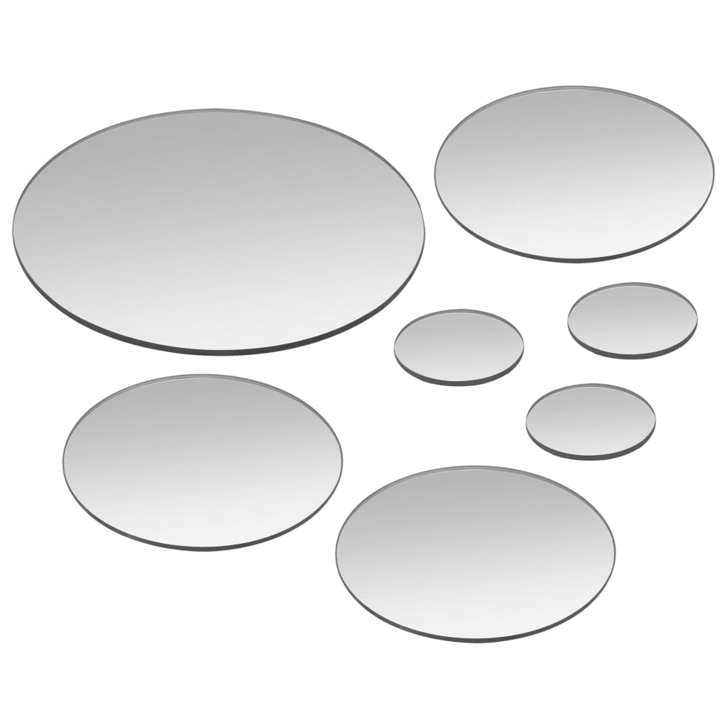Wandspiegelset rond glas 7-delig is nu te koop bij PeponiXL, paradijselijk wonen!