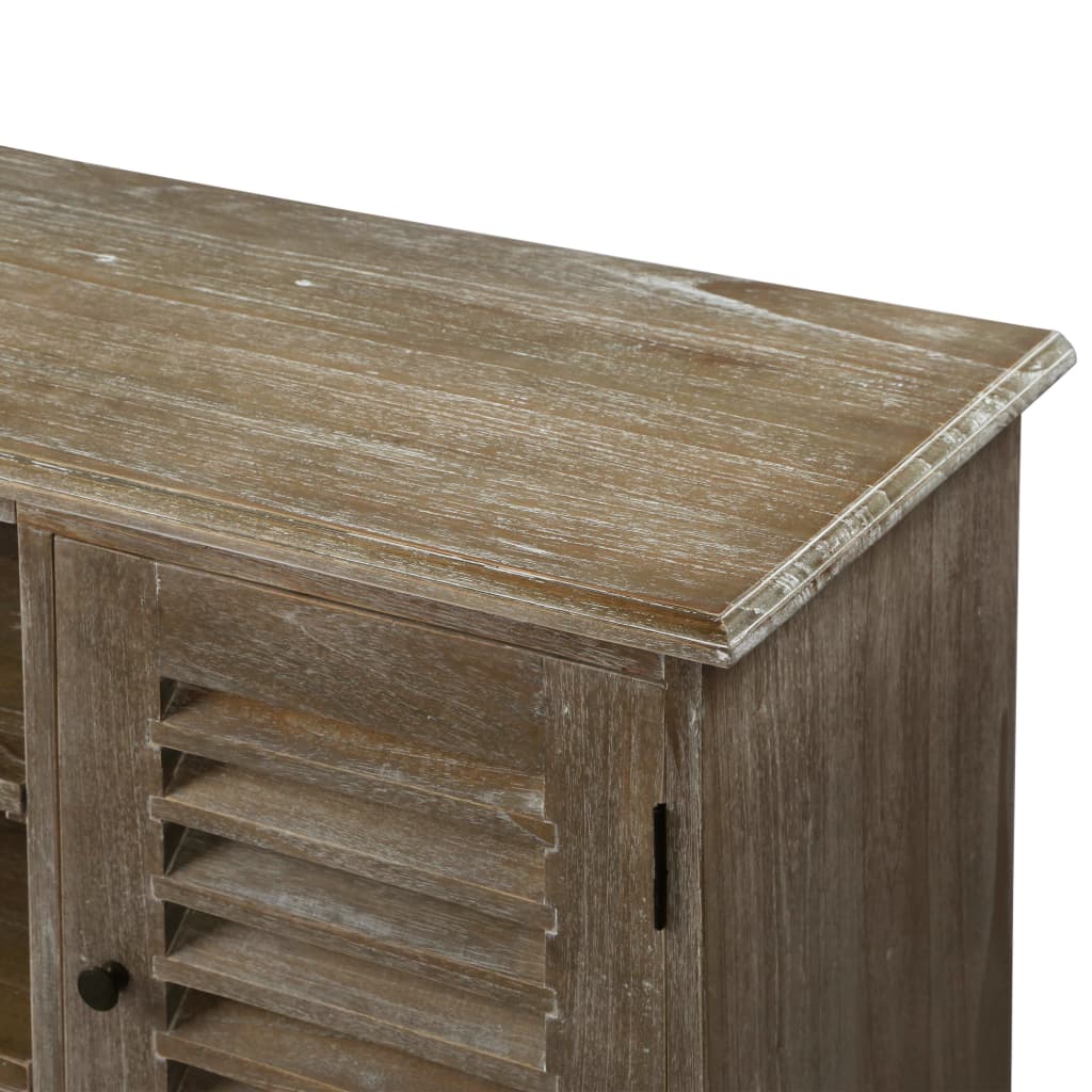 Tv-meubel 145x35x60 cm massief mindihout is nu te koop bij PeponiXL, paradijselijk wonen!
