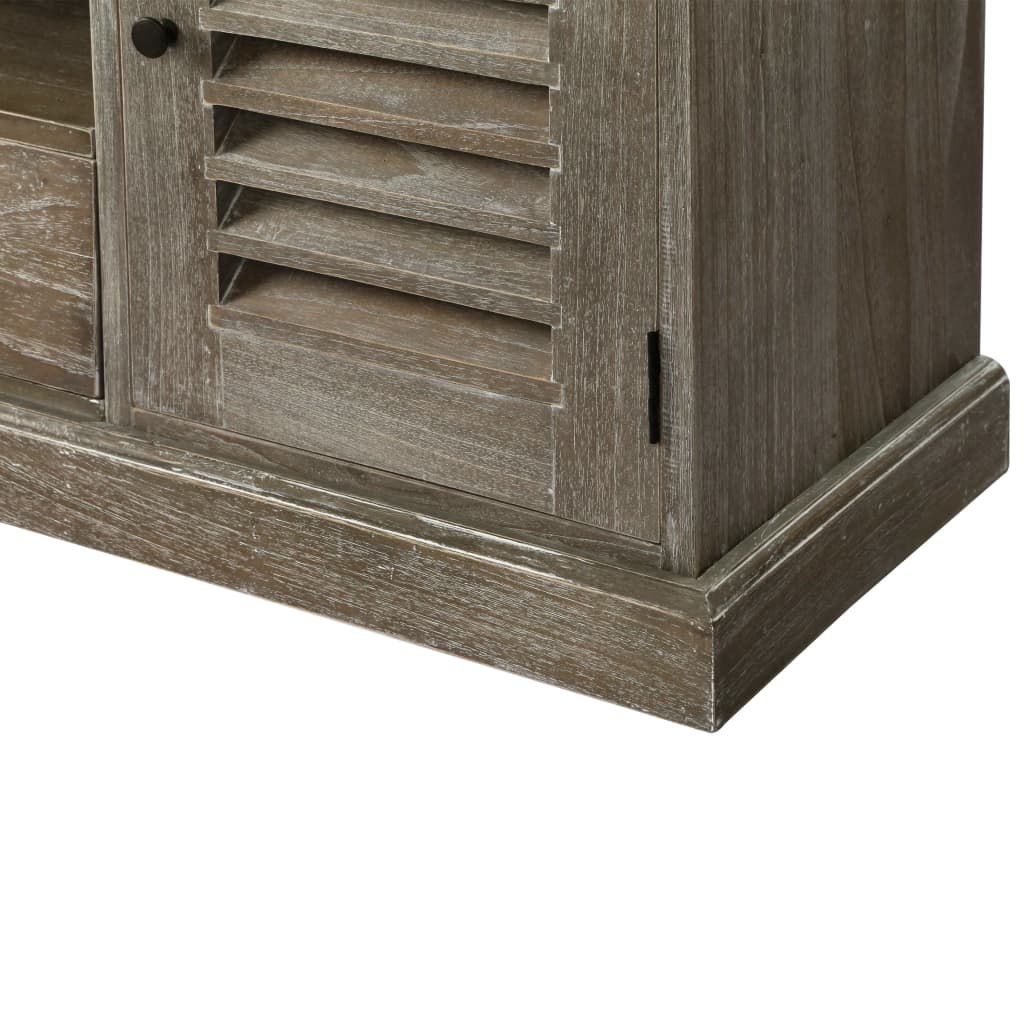 Tv-meubel 145x35x60 cm massief mindihout is nu te koop bij PeponiXL, paradijselijk wonen!