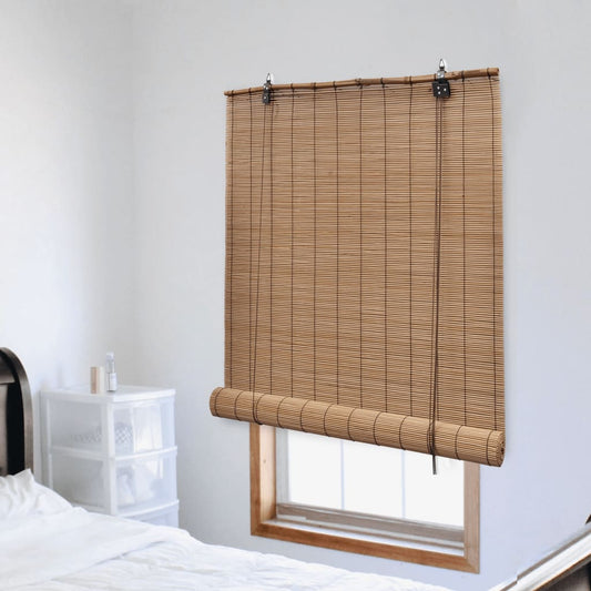 Rolgordijn 150x160 cm bamboe bruin is nu te koop bij PeponiXL, paradijselijk wonen!