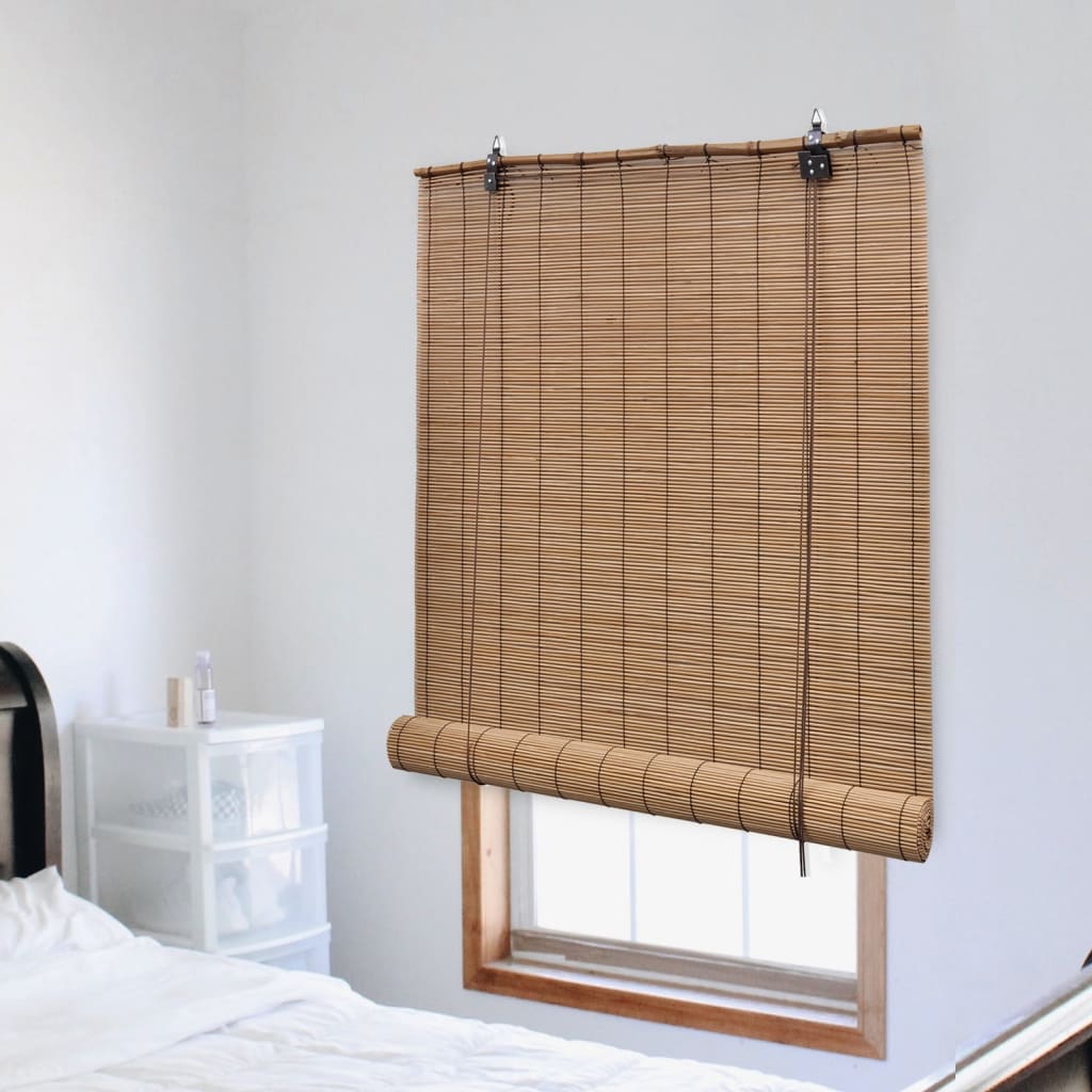 Rolgordijn 100x220 cm bamboe bruin is nu te koop bij PeponiXL, paradijselijk wonen!