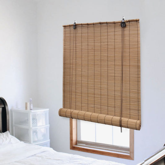 Rolgordijn 140x220 cm bamboe bruin is nu te koop bij PeponiXL, paradijselijk wonen!