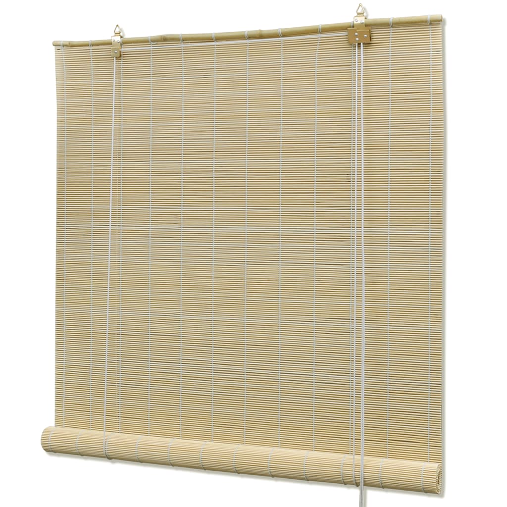 Rolgordijn 100x220 cm bamboe naturel is nu te koop bij PeponiXL, paradijselijk wonen!
