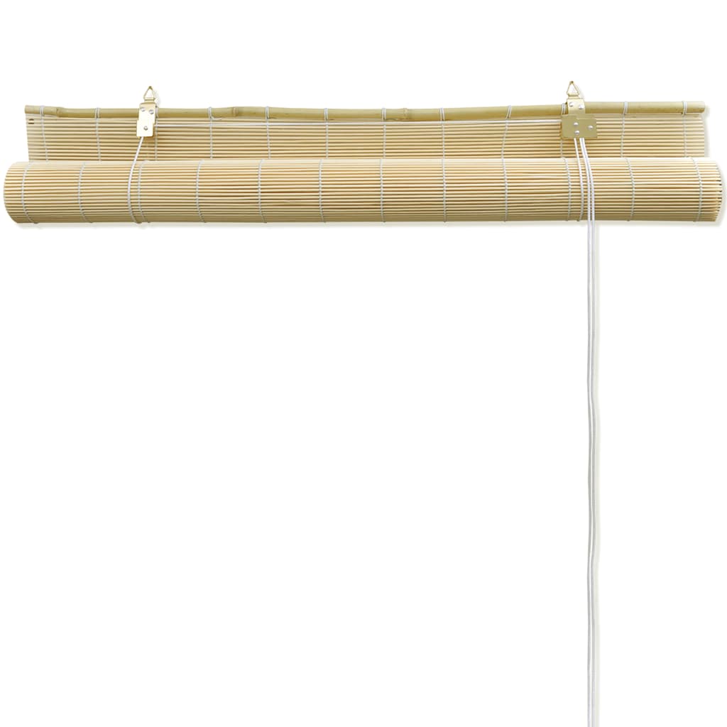 Rolgordijn 140x220 cm bamboe naturel is nu te koop bij PeponiXL, paradijselijk wonen!