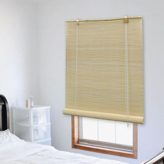 Rolgordijn 140x220 cm bamboe naturel is nu te koop bij PeponiXL, paradijselijk wonen!
