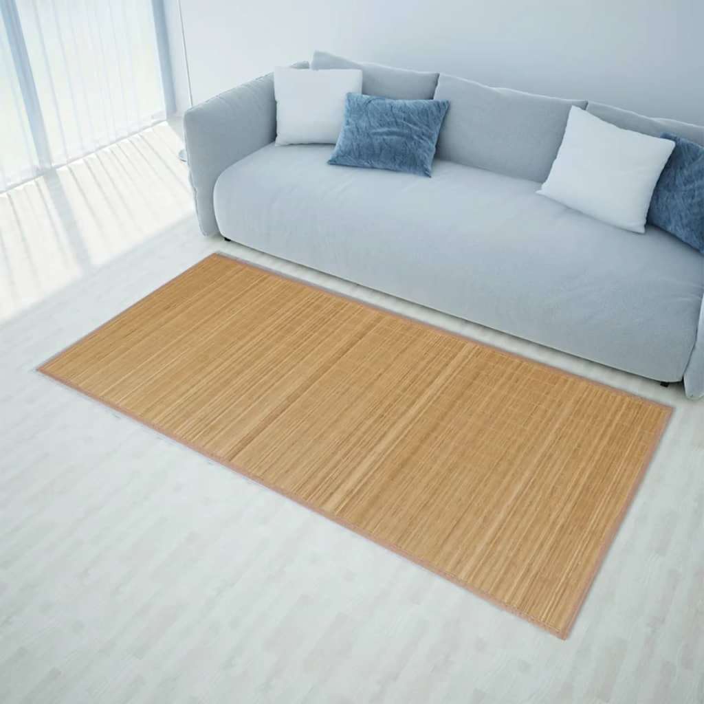 Tapijt 100x160 cm bamboe bruin is nu te koop bij PeponiXL, paradijselijk wonen!