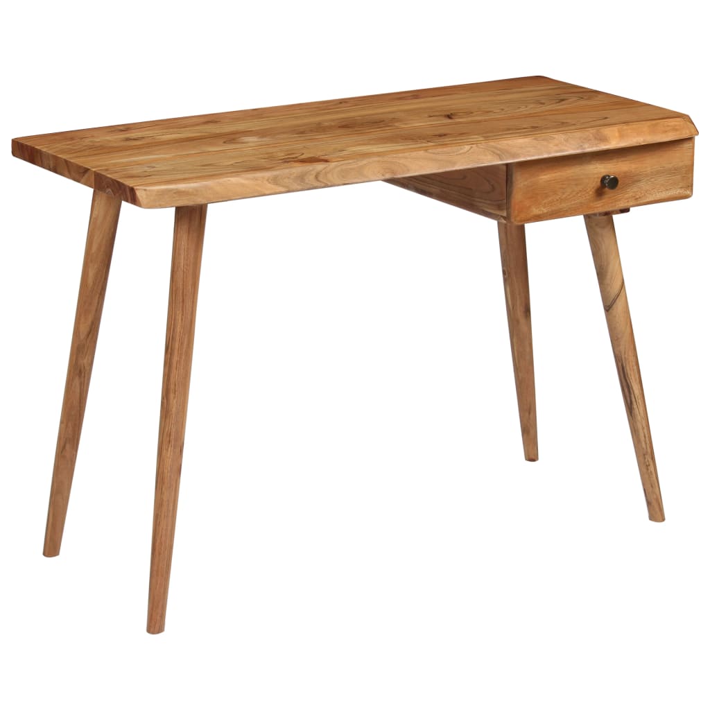 Schrijftafel 110x50x76 cm massief acaciahout is nu te koop bij PeponiXL, paradijselijk wonen!