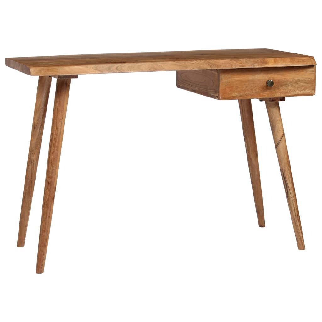 Schrijftafel 110x50x76 cm massief acaciahout is nu te koop bij PeponiXL, paradijselijk wonen!