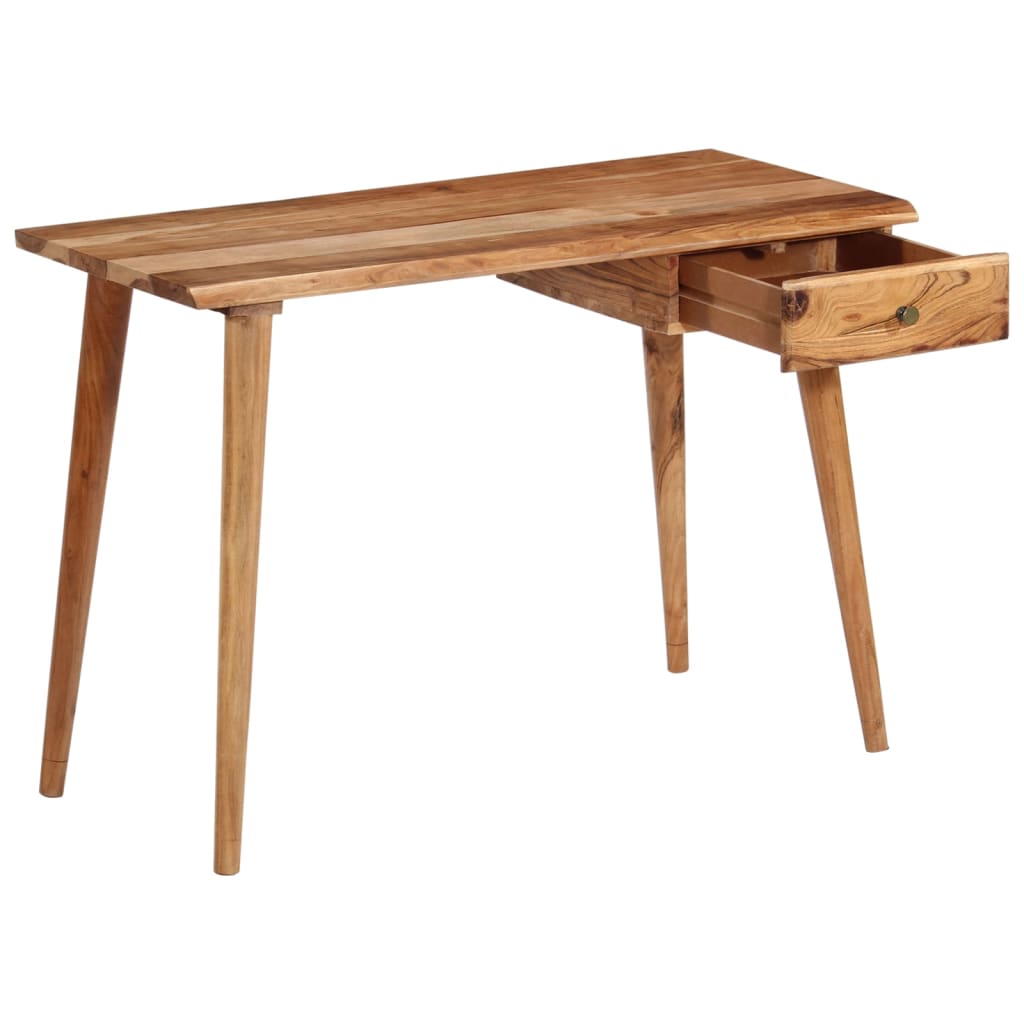 Schrijftafel 110x50x76 cm massief acaciahout is nu te koop bij PeponiXL, paradijselijk wonen!