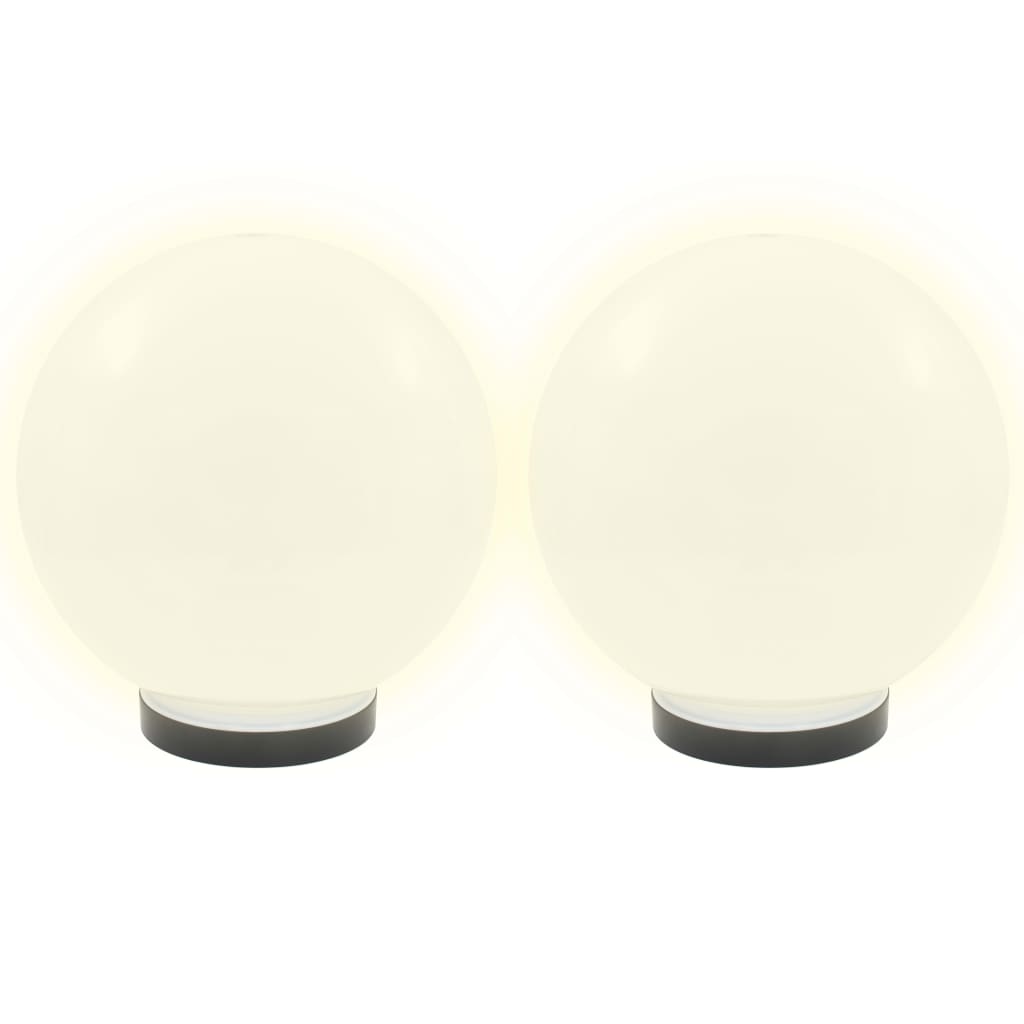 LED-bollampen 2 st rond 25 cm PMMA is nu te koop bij PeponiXL, paradijselijk wonen!