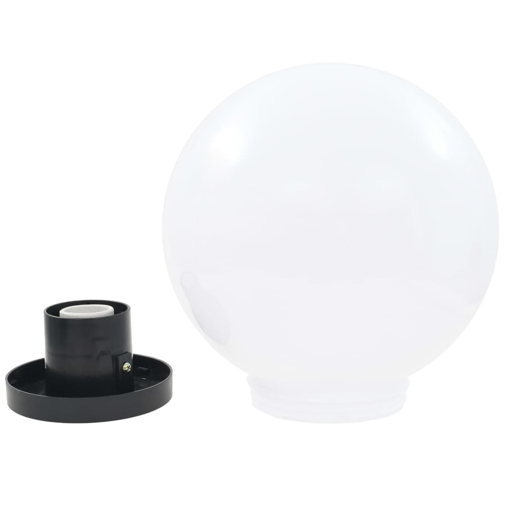 LED-bollampen 2 st rond 25 cm PMMA is nu te koop bij PeponiXL, paradijselijk wonen!