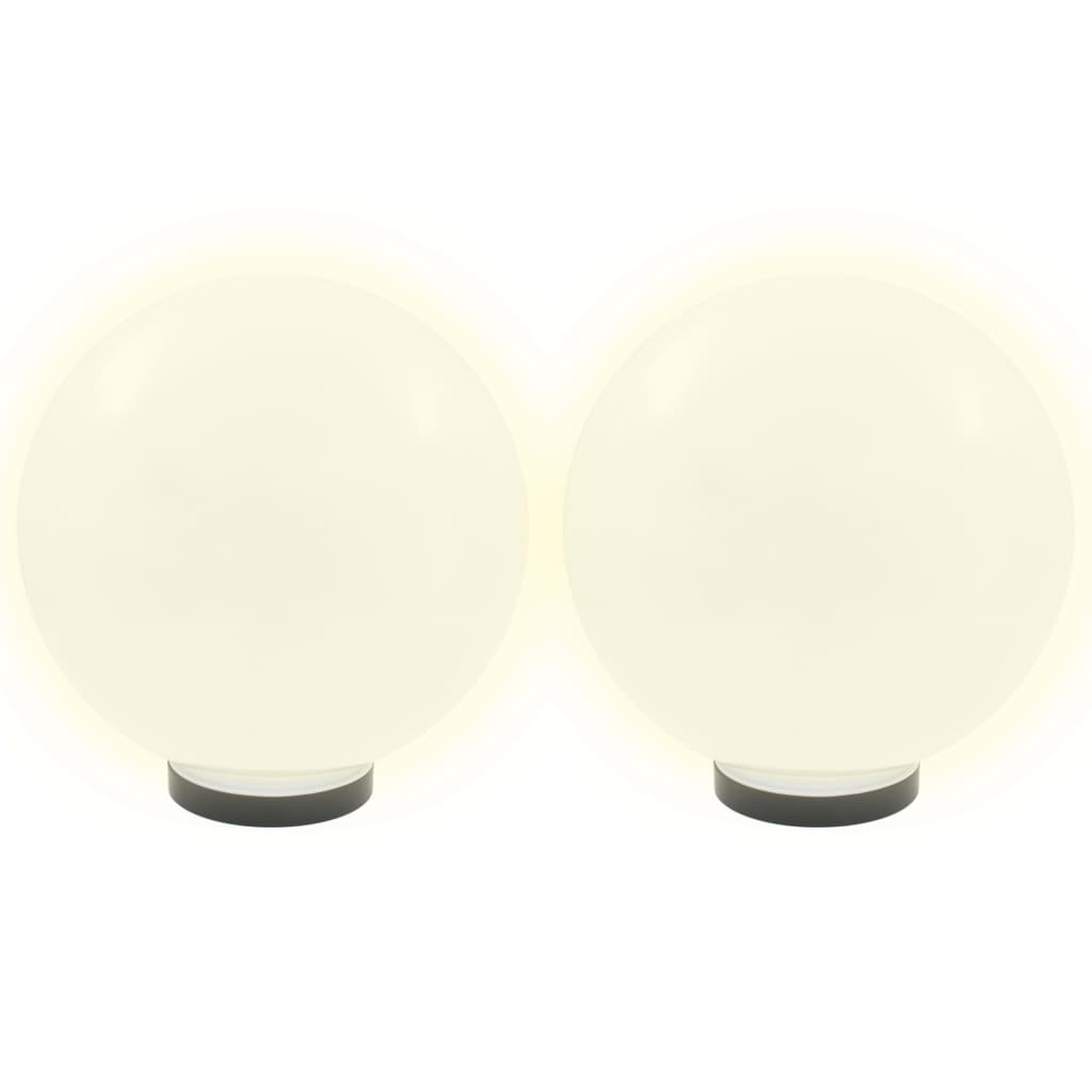 LED-bollampen 2 st rond 30 cm PMMA is nu te koop bij PeponiXL, paradijselijk wonen!