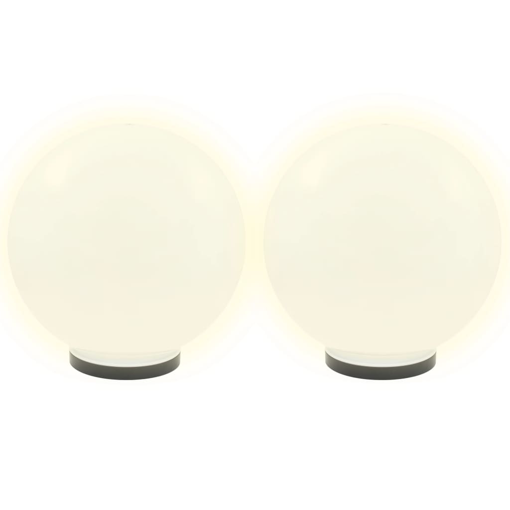 LED-bollampen 2 st rond 40 cm PMMA is nu te koop bij PeponiXL, paradijselijk wonen!