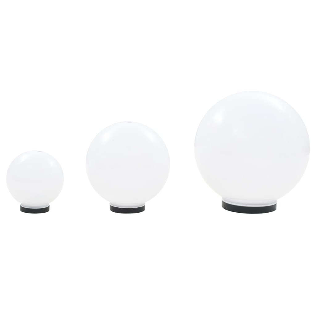 LED-bollampen rond 20/30/40 cm PMMA 3 st is nu te koop bij PeponiXL, paradijselijk wonen!