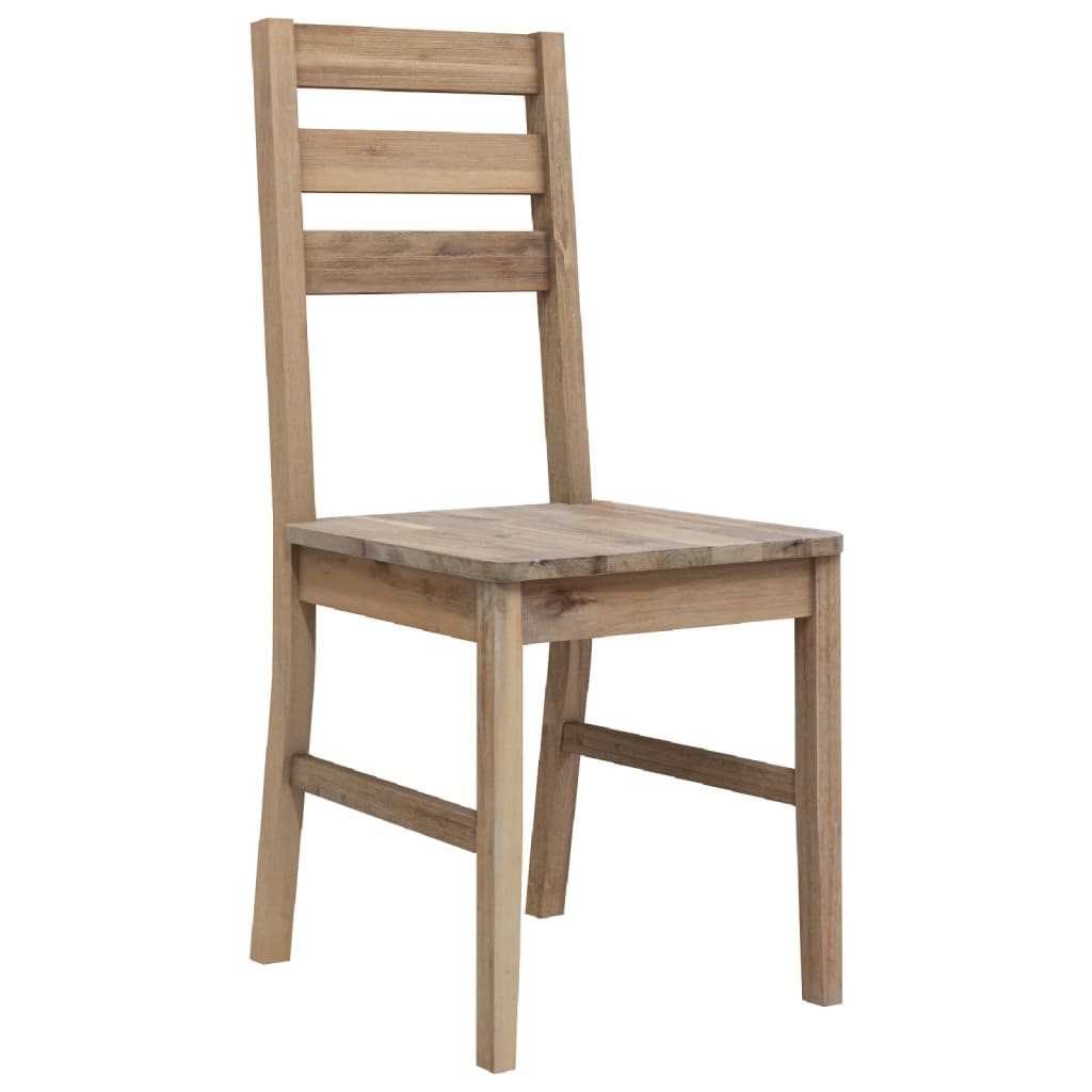 Eetkamerstoelen 2 st massief acaciahout is nu te koop bij PeponiXL, paradijselijk wonen!