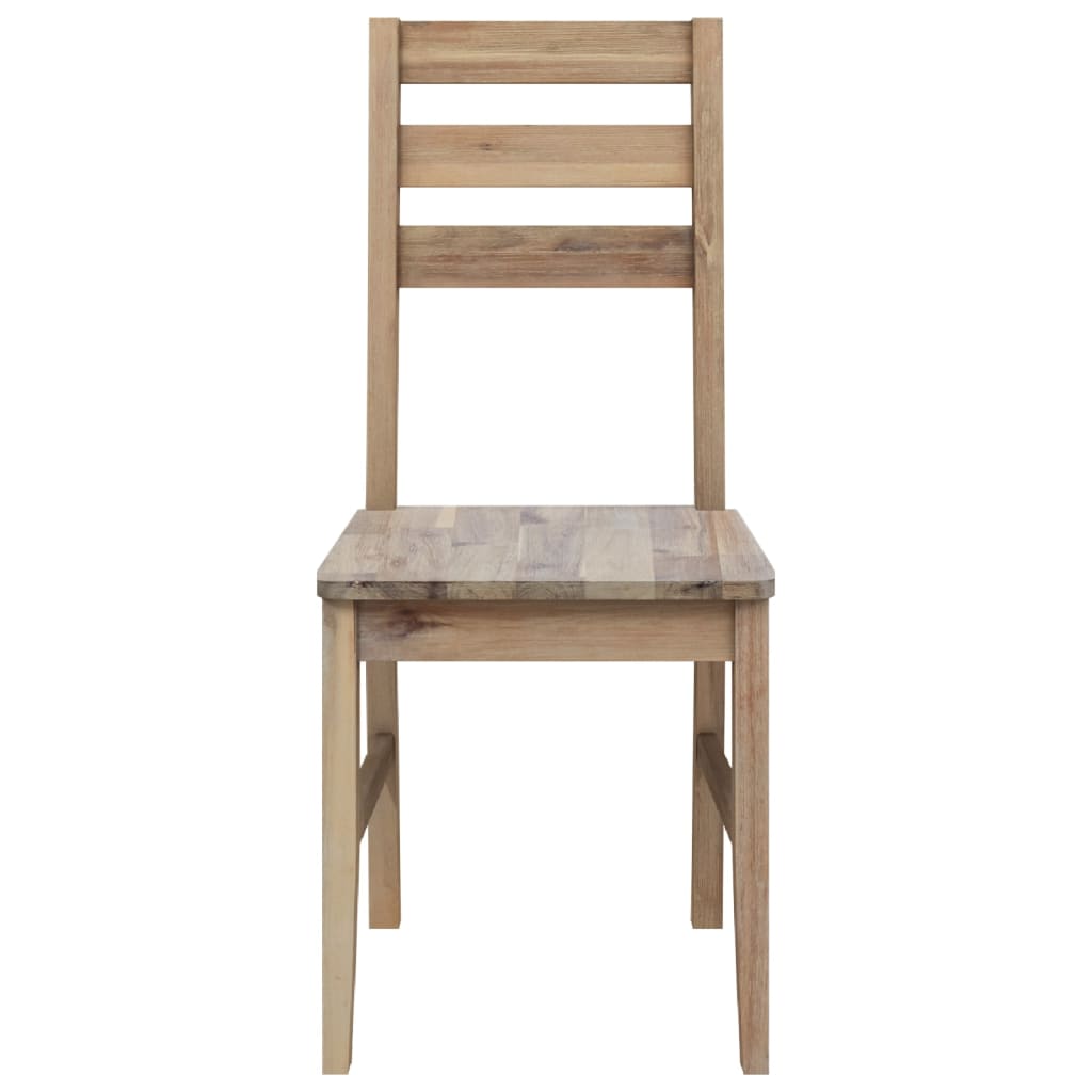 Eetkamerstoelen 2 st massief acaciahout is nu te koop bij PeponiXL, paradijselijk wonen!