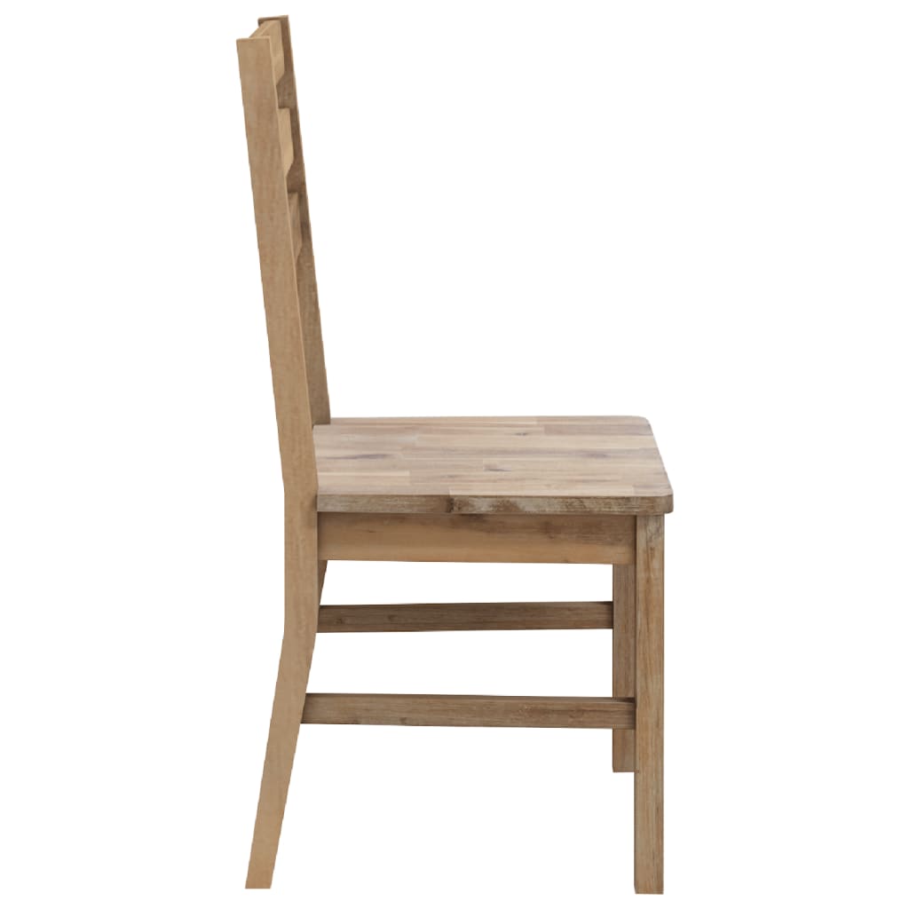 Eetkamerstoelen 2 st massief acaciahout is nu te koop bij PeponiXL, paradijselijk wonen!