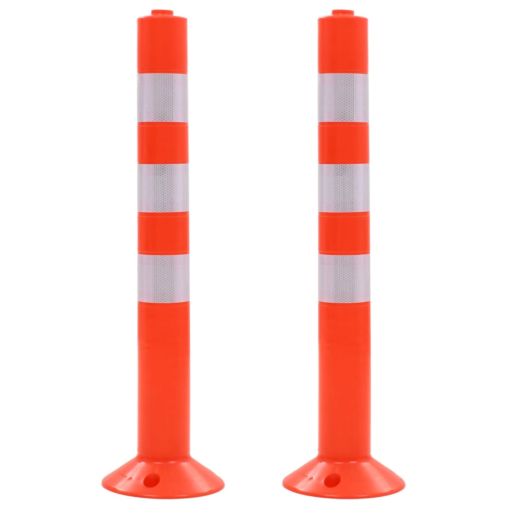 Verkeerspalen 75 cm kunststof 2 st is nu te koop bij PeponiXL, paradijselijk wonen!