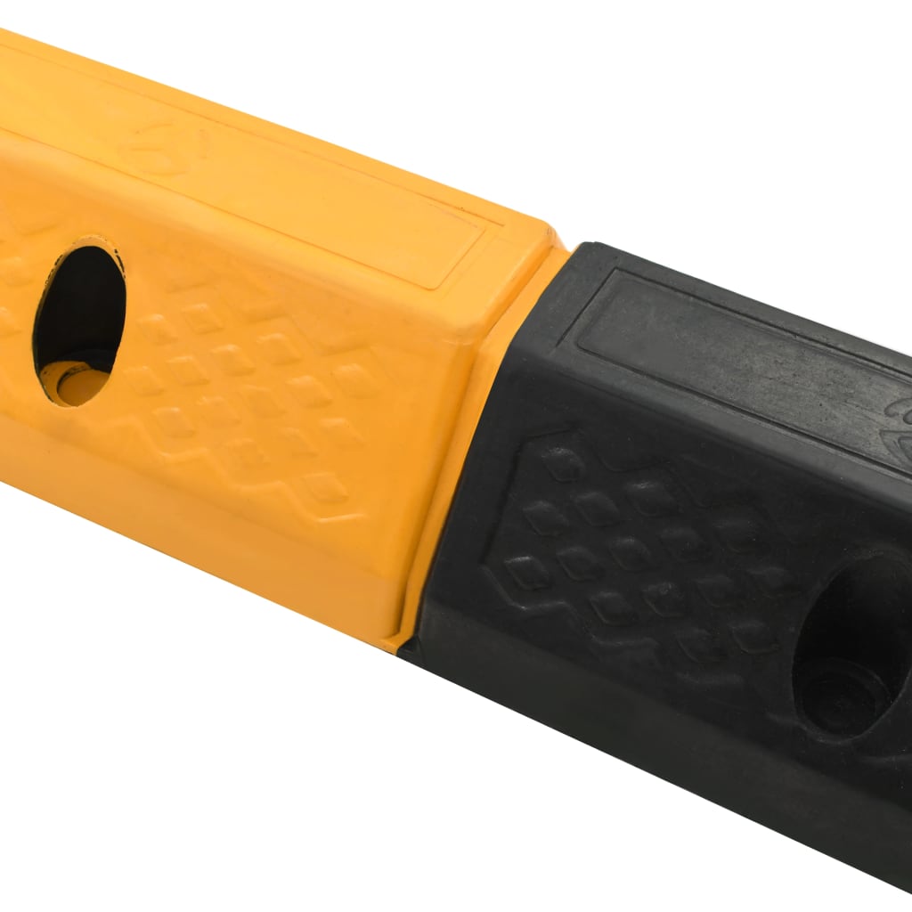 Parkeerblokken 49x15x9 cm rubber 2 st is nu te koop bij PeponiXL, paradijselijk wonen!