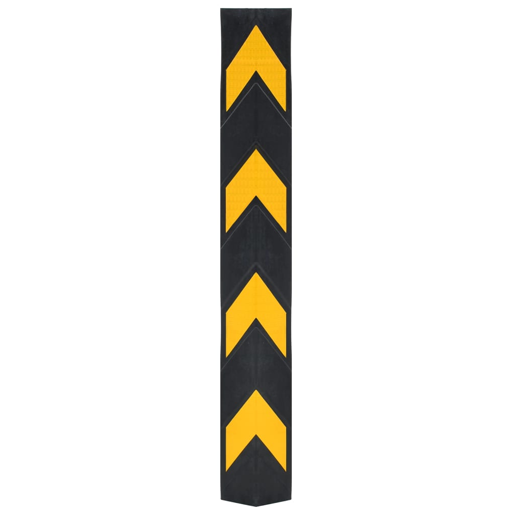 Hoekbeschermers reflecterend 80 cm rubber 5 st is nu te koop bij PeponiXL, paradijselijk wonen!