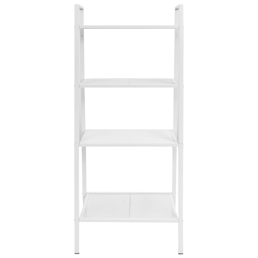 Ladder boekenkast 4 schappen metaal wit is nu te koop bij PeponiXL, paradijselijk wonen!