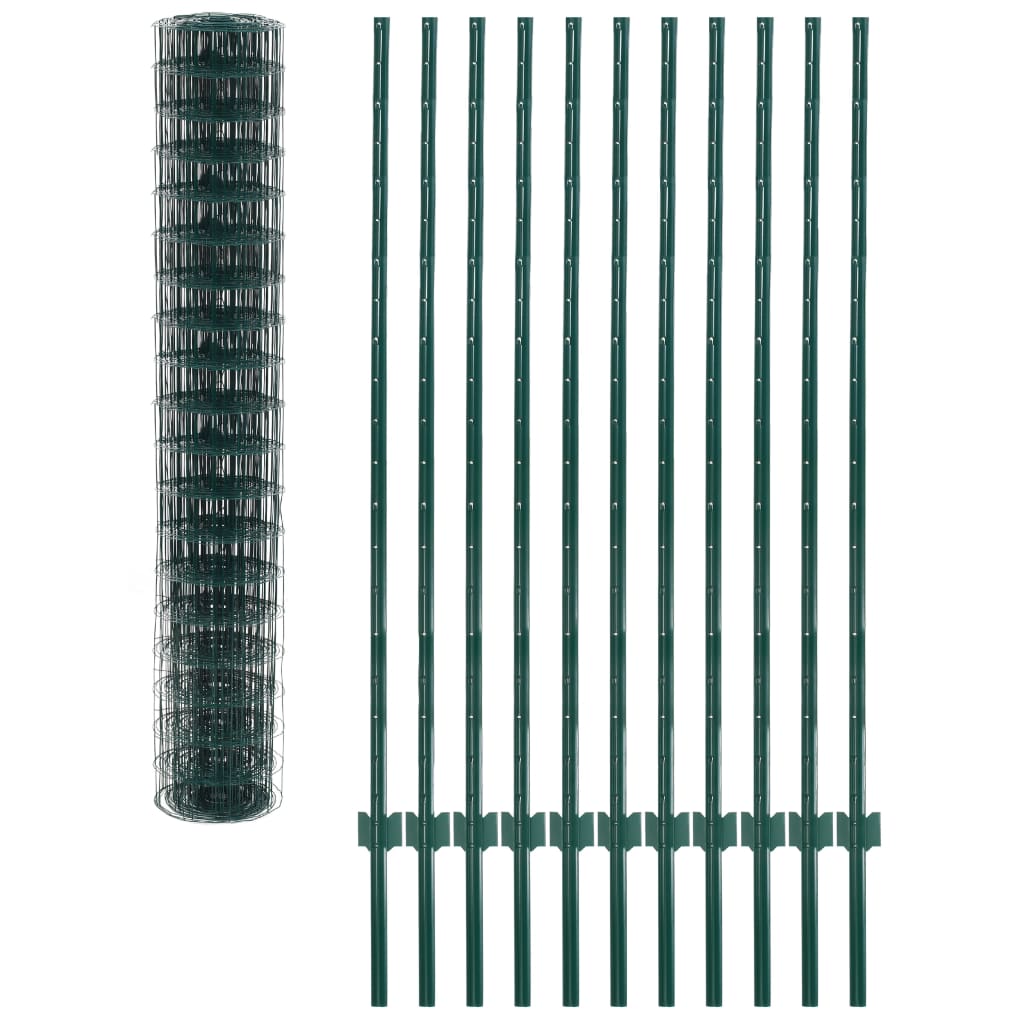Euro hek 20x1,5 m staal groen is nu te koop bij PeponiXL, paradijselijk wonen!