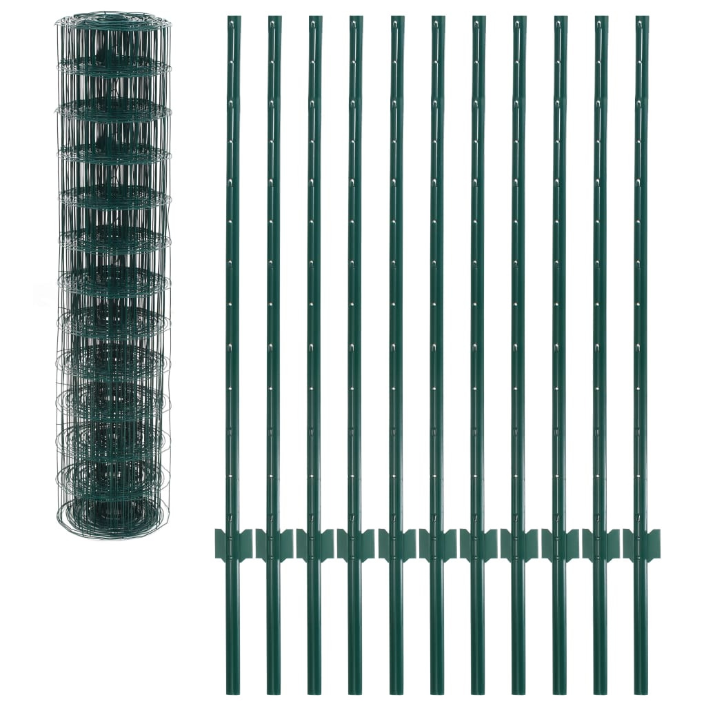 Euro hek 20x1,2 m staal groen is nu te koop bij PeponiXL, paradijselijk wonen!