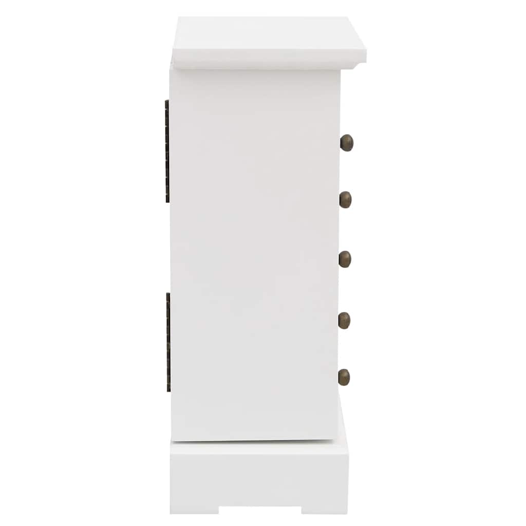 Sieradenkastje met spiegel 25x13,5x34 cm MDF is nu te koop bij PeponiXL, paradijselijk wonen!