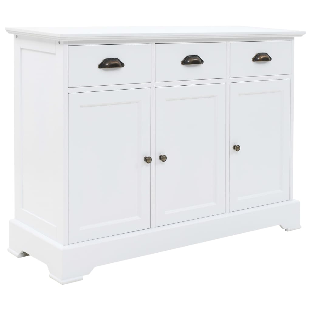 Dressoir met 3 deuren 105x35x77,5 cm MDF en grenenhout is nu te koop bij PeponiXL, paradijselijk wonen!