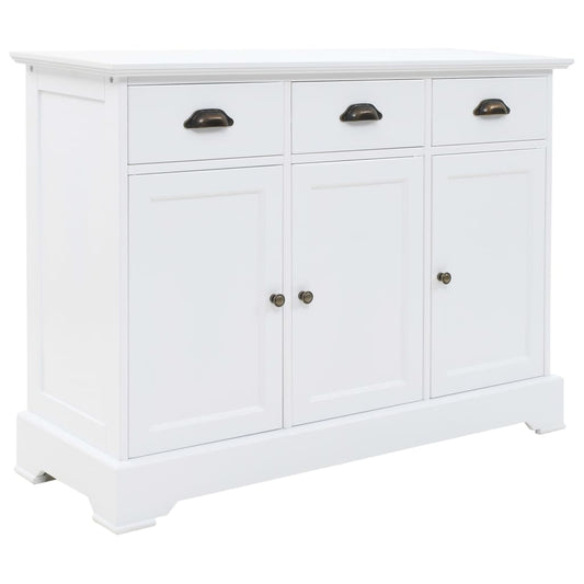 Dressoir met 3 deuren 105x35x77,5 cm MDF en grenenhout is nu te koop bij PeponiXL, paradijselijk wonen!