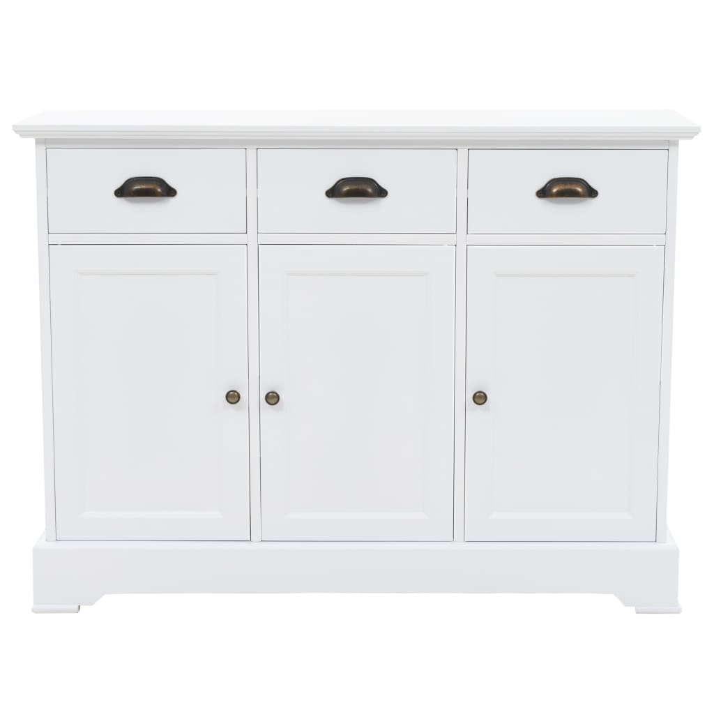 Dressoir met 3 deuren 105x35x77,5 cm MDF en grenenhout is nu te koop bij PeponiXL, paradijselijk wonen!