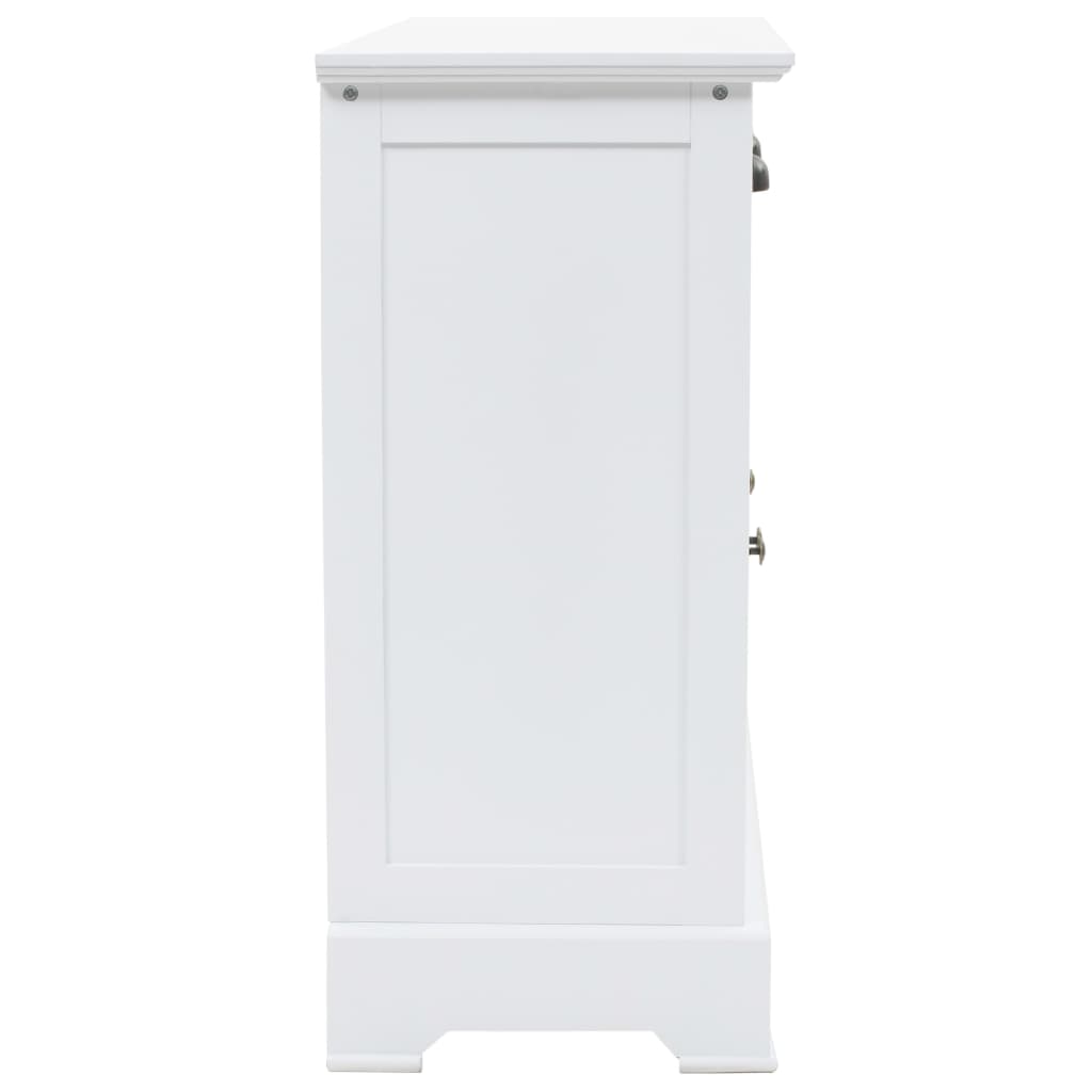 Dressoir met 3 deuren 105x35x77,5 cm MDF en grenenhout is nu te koop bij PeponiXL, paradijselijk wonen!