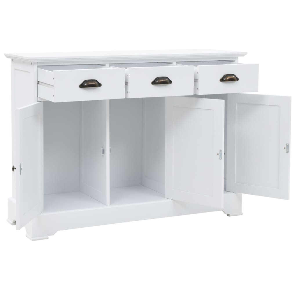 Dressoir met 3 deuren 105x35x77,5 cm MDF en grenenhout is nu te koop bij PeponiXL, paradijselijk wonen!