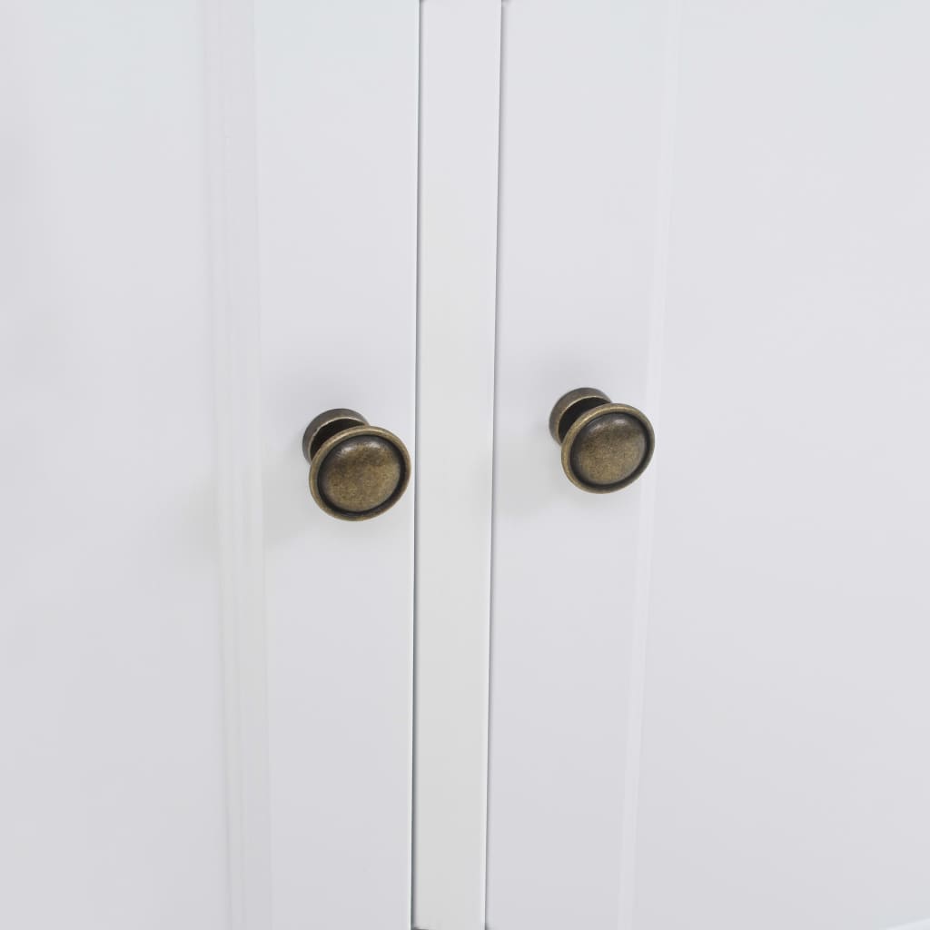 Dressoir met 3 deuren 105x35x77,5 cm MDF en grenenhout is nu te koop bij PeponiXL, paradijselijk wonen!
