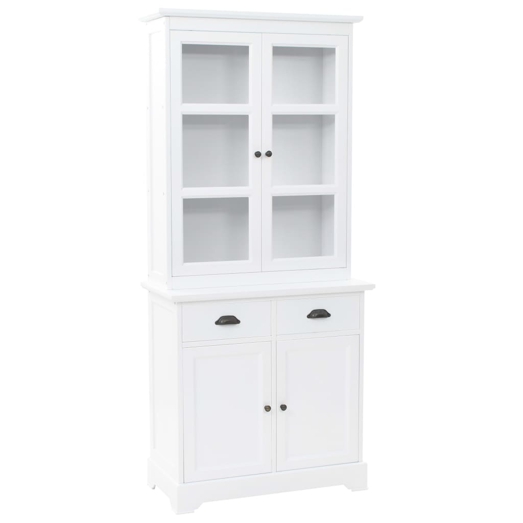 Buffetkast met 4 deuren 80x40x180 cm MDF en grenenhout is nu te koop bij PeponiXL, paradijselijk wonen!