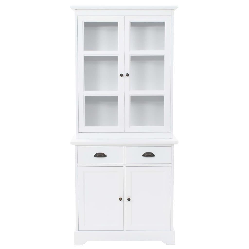 Buffetkast met 4 deuren 80x40x180 cm MDF en grenenhout is nu te koop bij PeponiXL, paradijselijk wonen!