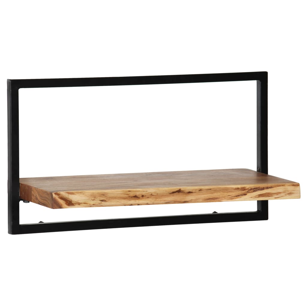 5-delige Wandschappenset massief acaciahout en staal is nu te koop bij PeponiXL, paradijselijk wonen!