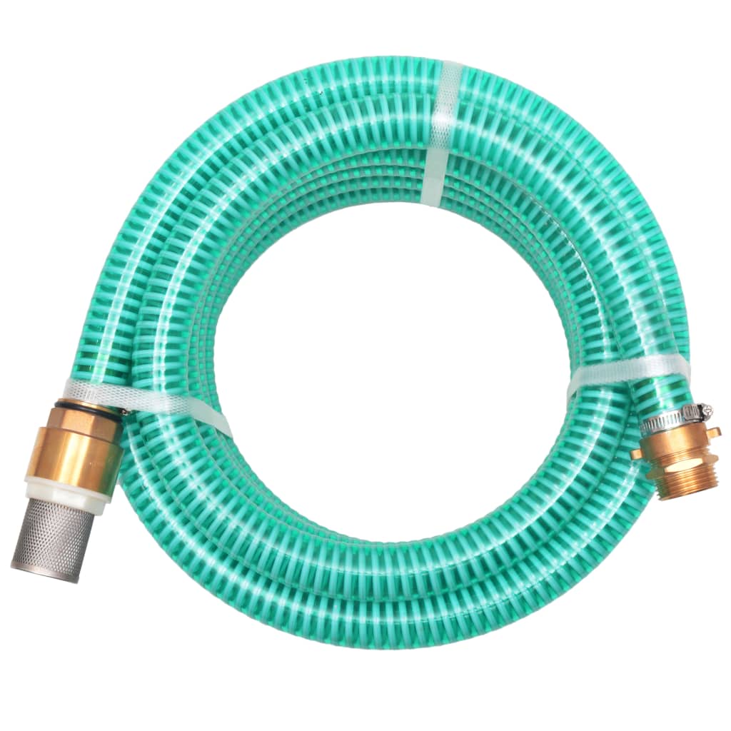 Zuigslang met messing koppelingen 4 m 25 mm groen is nu te koop bij PeponiXL, paradijselijk wonen!