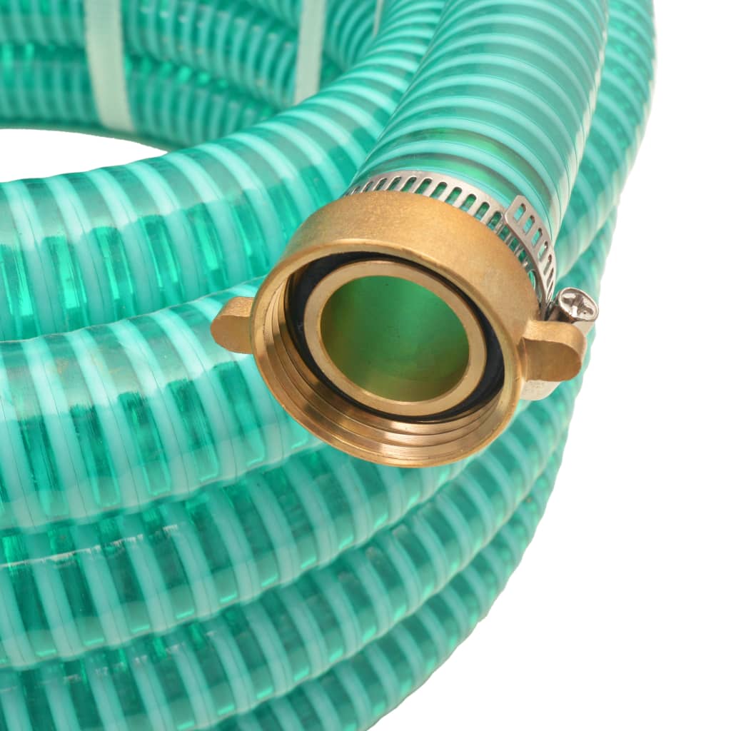 Zuigslang met messing koppelingen 4 m 25 mm groen is nu te koop bij PeponiXL, paradijselijk wonen!