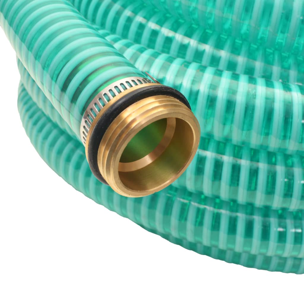 Zuigslang met messing koppelingen 4 m 25 mm groen is nu te koop bij PeponiXL, paradijselijk wonen!