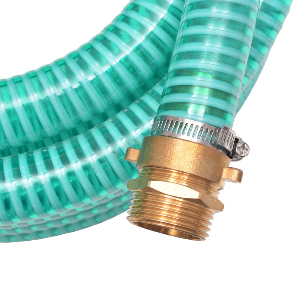 Zuigslang met messing koppelingen 4 m 25 mm groen is nu te koop bij PeponiXL, paradijselijk wonen!