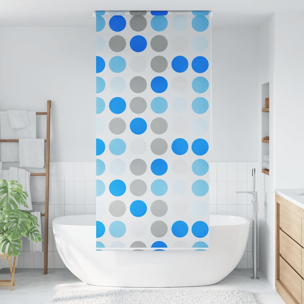 Rolgordijn voor douche 120x240 cm cirkel is nu te koop bij PeponiXL, paradijselijk wonen!