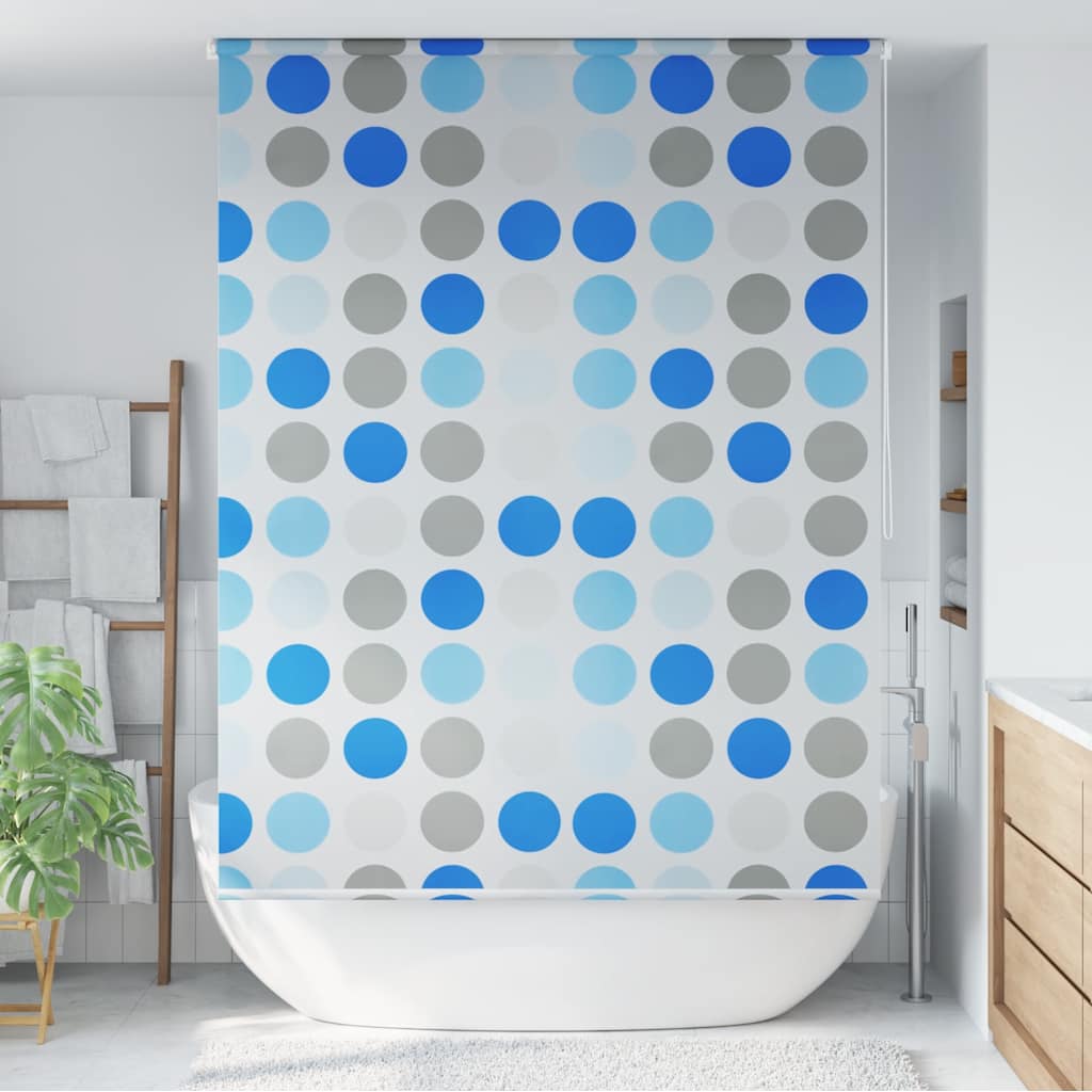 Rolgordijn voor douche cirkel 160x240 cm is nu te koop bij PeponiXL, paradijselijk wonen!