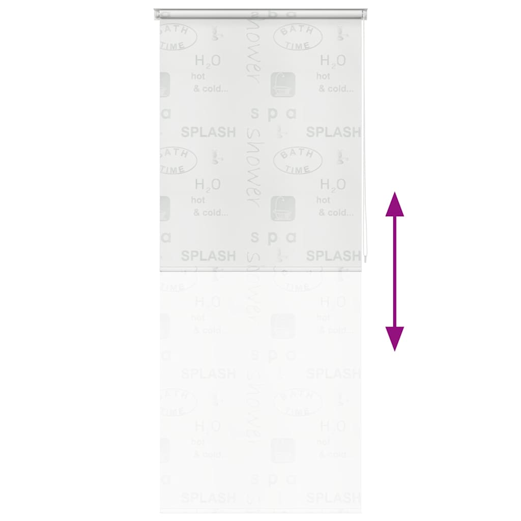 Rolgordijn voor douche 100x240 cm splash is nu te koop bij PeponiXL, paradijselijk wonen!