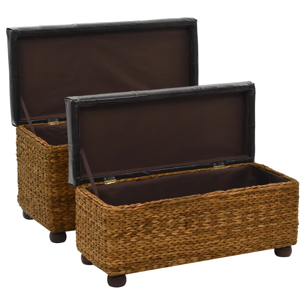 2-delig Bankstel zeegras bruin is nu te koop bij PeponiXL, paradijselijk wonen!