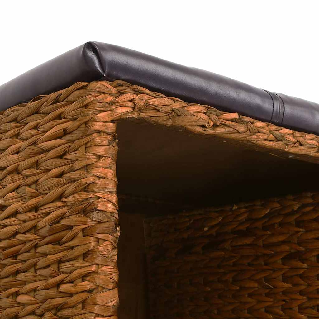 Bankje met 2 manden 71x40x42 cm zeegras bruin is nu te koop bij PeponiXL, paradijselijk wonen!