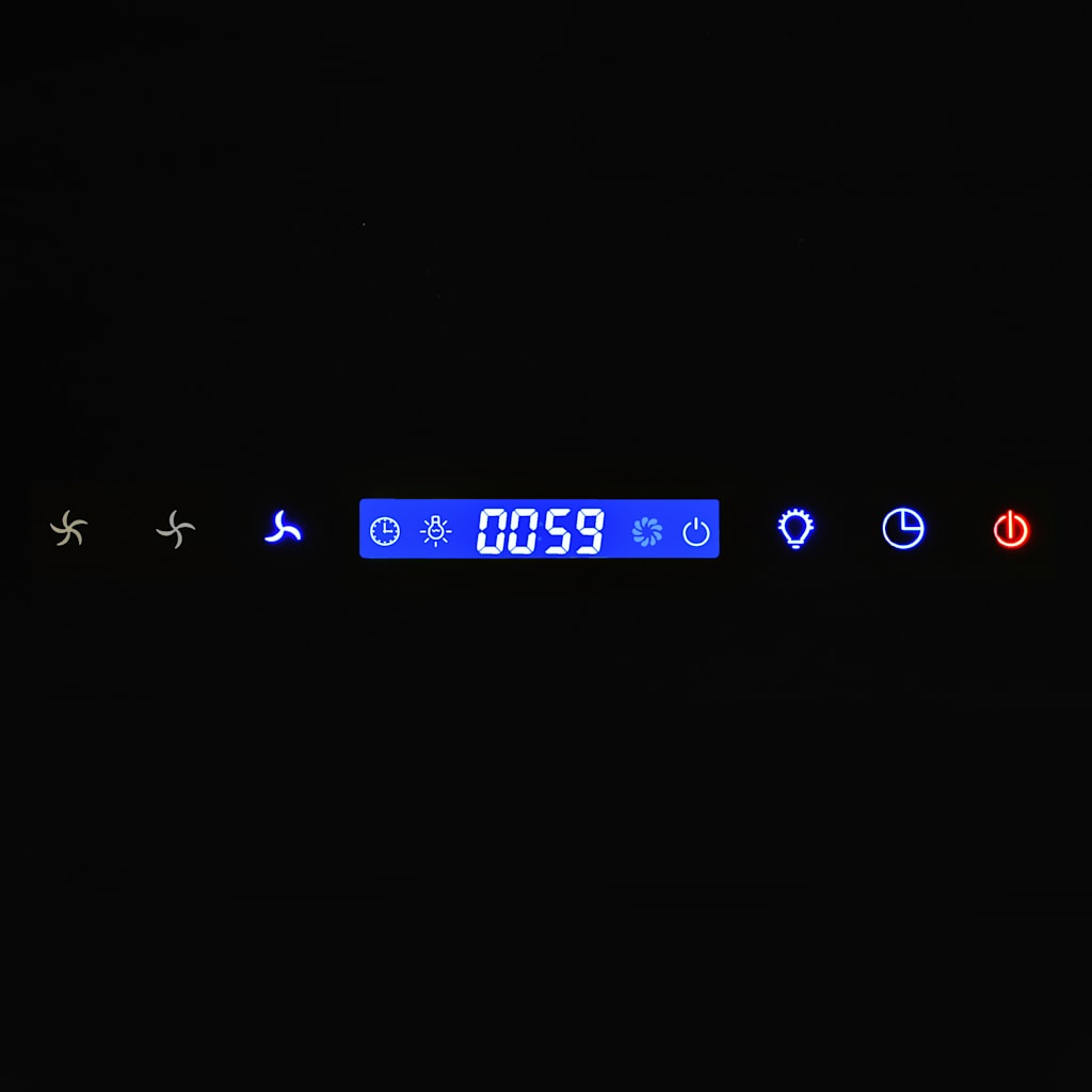 Wandafzuigkap 756 m³/u 60 cm roestvrij staal zwart is nu te koop bij PeponiXL, paradijselijk wonen!