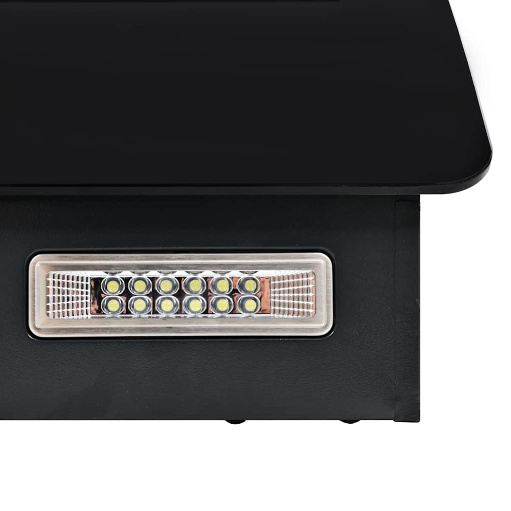 Wandafzuigkap 756 m³/u 60 cm roestvrij staal zwart is nu te koop bij PeponiXL, paradijselijk wonen!