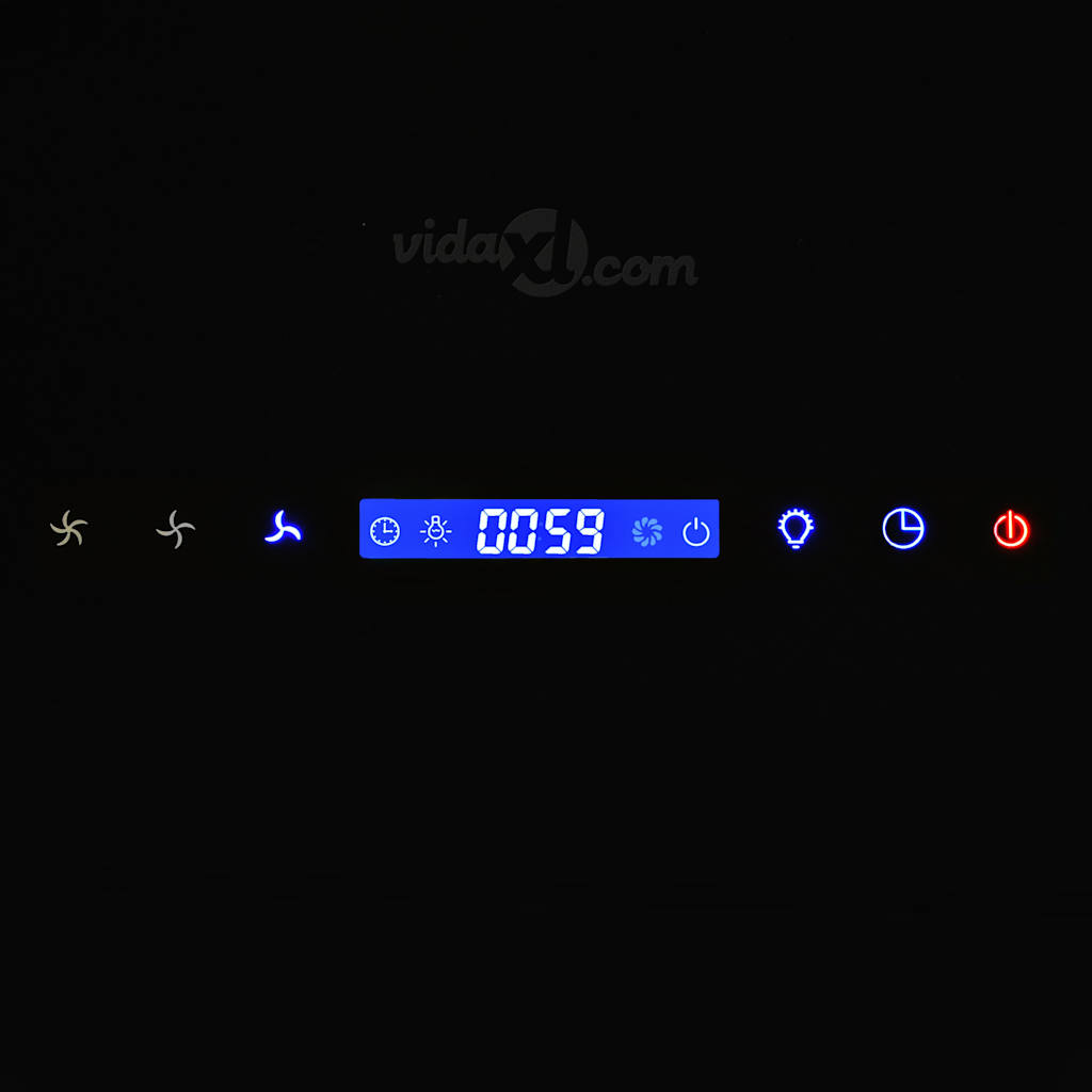 Wandafzuigkap 756 m³/u 90 cm roestvrij staal zwart is nu te koop bij PeponiXL, paradijselijk wonen!